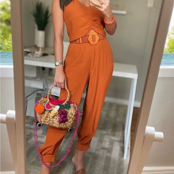 Suede Leather Waist Belt - Picture 5 of 7